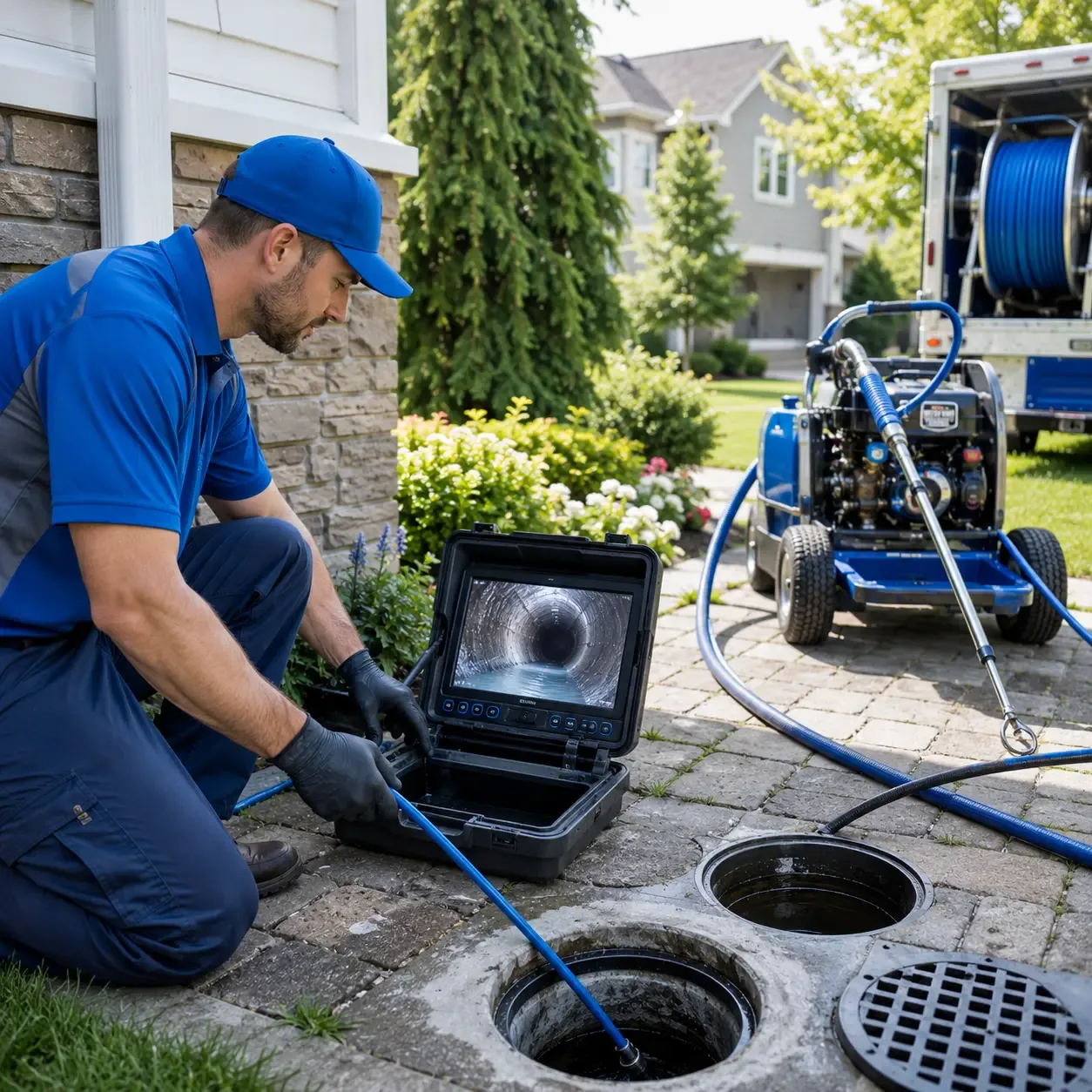 Outdoor drain cleaning professionals serving Meadow, TX